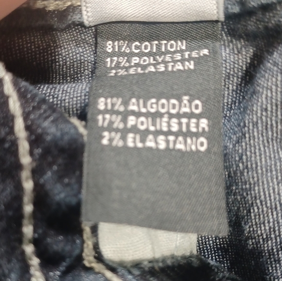 VTG Y2k Colcci Silver Lab Women's Low-Rise Skinny Jeans Size 2 Dark Wash Brazil - Picture 7 of 11